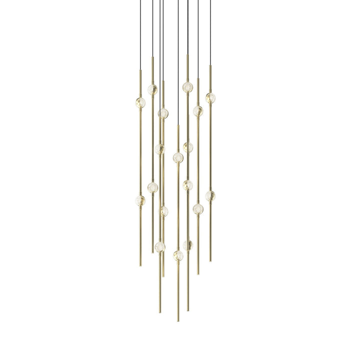 Sonneman - 2012.38C-27 - LED Pendant - Constellation - Satin Brass