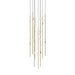 Sonneman - 2012.38C-27 - LED Pendant - Constellation - Satin Brass