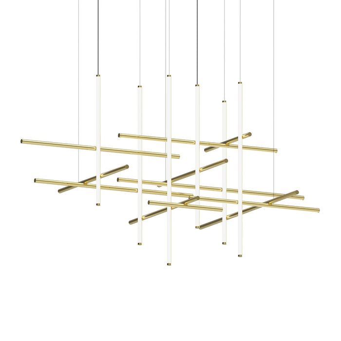 Sonneman - 2109.14 - LED Pendant - Labyrinth - Brass