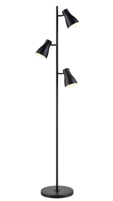 DVI Lighting - DVP30409EB-MW - Floor Lamp - Agincourt Floor Lamp - Ebony/Matte White