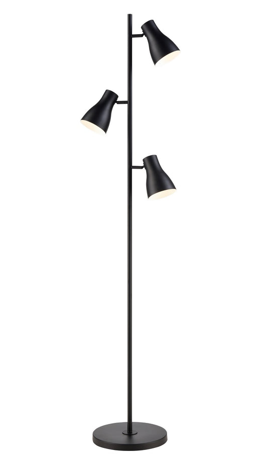 DVI Lighting - DVP30409EB-MW - Floor Lamp - Agincourt Floor Lamp - Ebony/Matte White