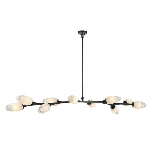 Javelin Ten Light Chandelier Ebony