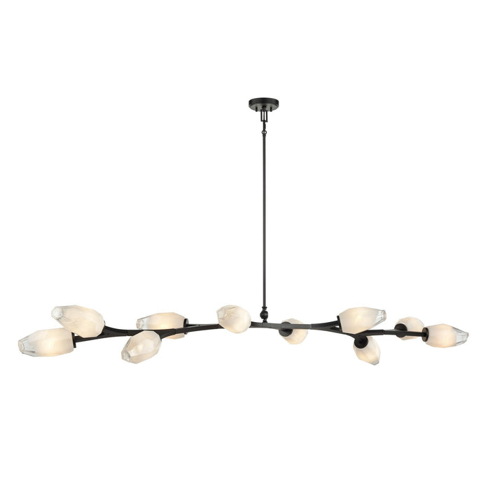 DVI Lighting - DVP33204EB-ICE - Ten Light Chandelier - Javelin - Ebony