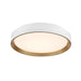DVI Lighting - DVP40238GD+MW-5CCT - LED Flush Mount - Hudson - Gold/Matte White