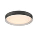DVI Lighting - DVP40238MW+MB-5CCT - LED Flush Mount - Hudson - Matte White/Matte Black