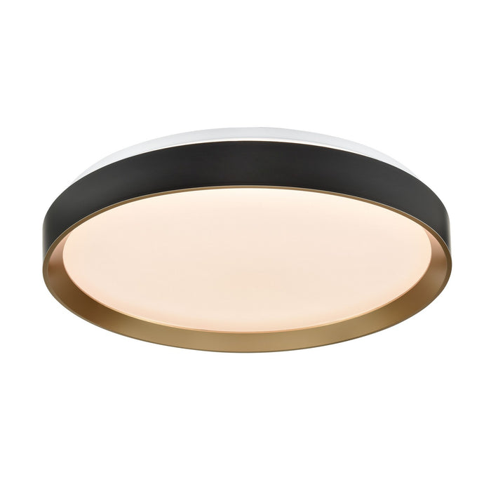DVI Lighting - DVP40248GD+MB-5CCT - LED Flush Mount - Hudson - Gold/Matte Black