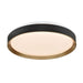 DVI Lighting - DVP40248GD+MB-5CCT - LED Flush Mount - Hudson - Gold/Matte Black