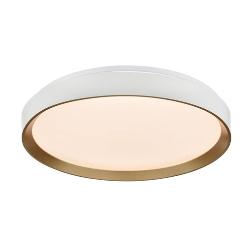DVI Lighting - DVP40248GD+MW-5CCT - LED Flush Mount - Hudson - Gold/Matte White