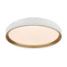 DVI Lighting - DVP40248GD+MW-5CCT - LED Flush Mount - Hudson - Gold/Matte White