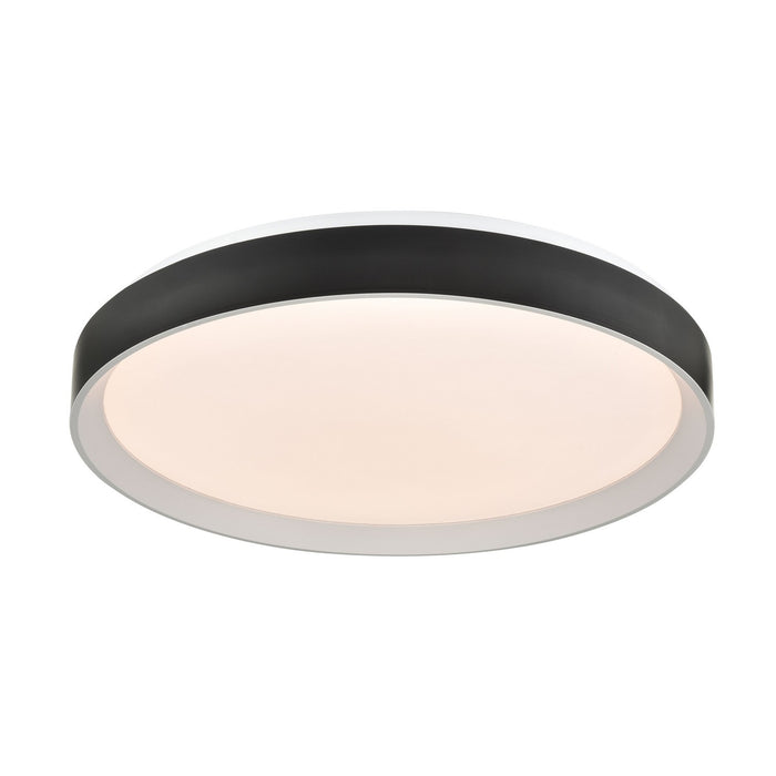 DVI Lighting - DVP40248MW+MB-5CCT - LED Flush Mount - Hudson - Matte White/Matte Black