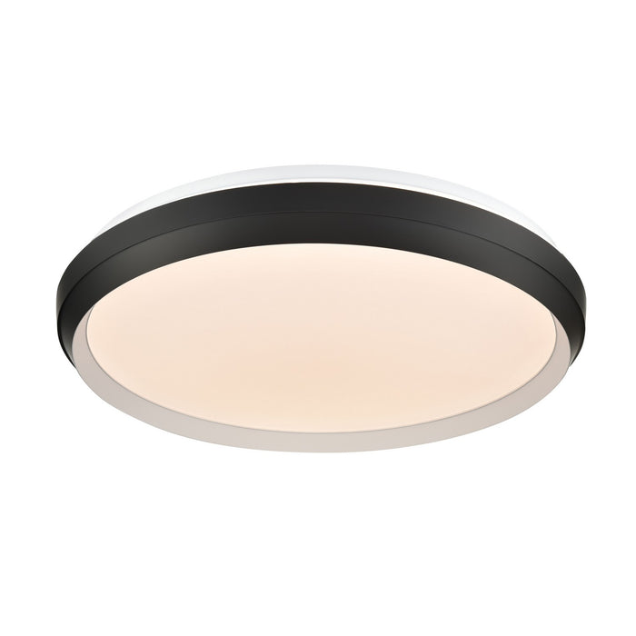 DVI Lighting - DVP42148MW+MB-5CCT - LED Flush Mount - Labrador - Matte White/Matte Black