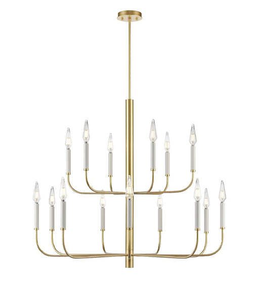 DVI Lighting - DVP44045MF+PSB - Chandelier - Olivia - Multiple/Painted Satin Brass