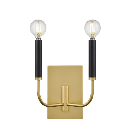 DVI Lighting - DVP44099MF+PSB - Two Light Wall Sconce - Olivia - Multiple/Painted Satin Brass