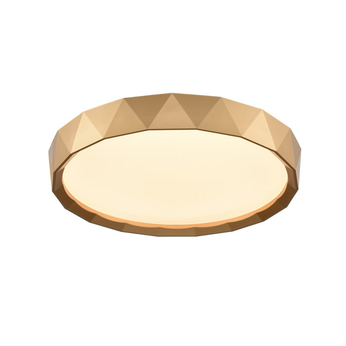 DVI Lighting - DVP44138GD-5CCT - LED Flush Mount - Dawson - Gold