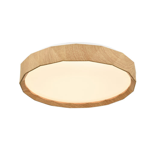 DVI Lighting - DVP44138NW-5CCT - LED Flush Mount - Dawson - Natural Wood