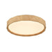 DVI Lighting - DVP44138NW-5CCT - LED Flush Mount - Dawson - Natural Wood