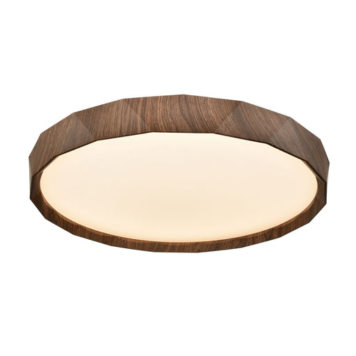 DVI Lighting - DVP44148WLN-5CCT - LED Flush Mount - Dawson - Walnut
