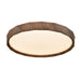 DVI Lighting - DVP44148WLN-5CCT - LED Flush Mount - Dawson - Walnut
