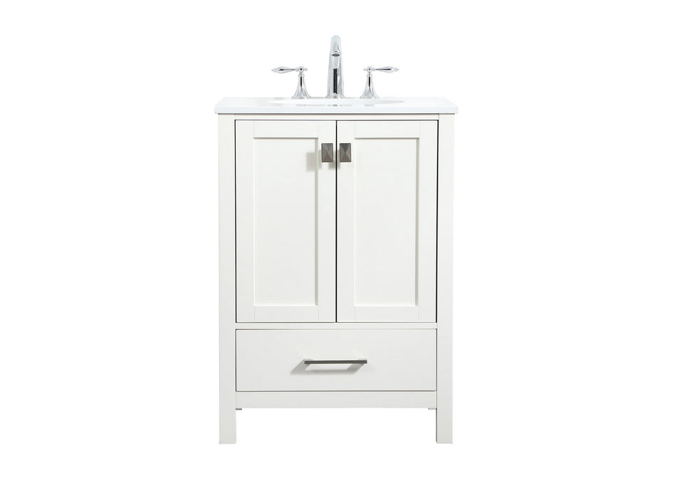 Elegant Lighting - VF18824WH - Vanity Sink Set - Irene - White