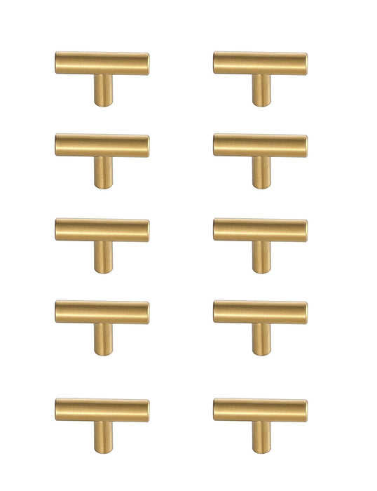 Elegant Lighting - PL400-4-BR-10PK - Bar Pull Multipack (set of 10) - Quinn - Brass