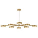 Fredrick Ramond - FR31014LCB - LED Semi Flush Mount - Cava - Lacquered Brass