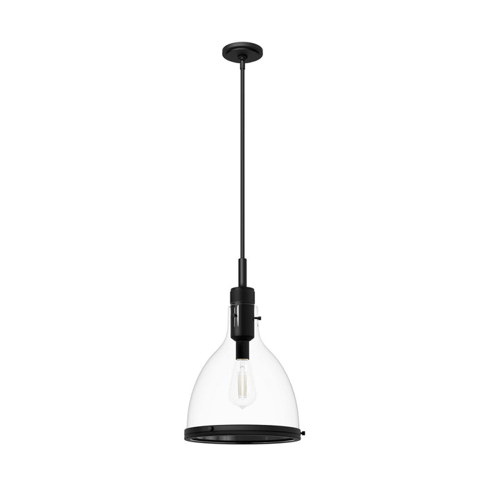Hunter - 48042 - One Light Pendant - Van Nuys - Matte Black