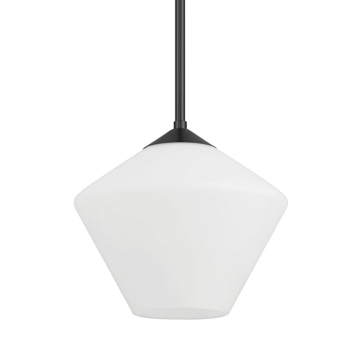 Hunter - 48100 - One Light Pendant - Celestial Valley - Matte Black