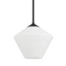 Hunter - 48100 - One Light Pendant - Celestial Valley - Matte Black