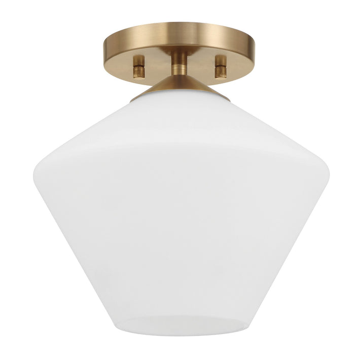 Hunter - 48107 - One Light Flush Mount - Celestial Valley - Alturas Gold