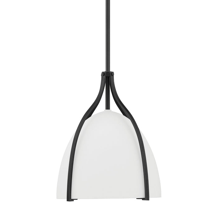 Hunter - 48119 - One Light Pendant - Arcelia - Matte Black