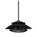 Hunter - 48157 - One Light Pendant - Hiro - Matte Black