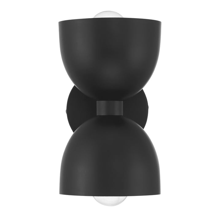 Hunter - 48130 - One Light Wall Sconce - Erling - Matte Black