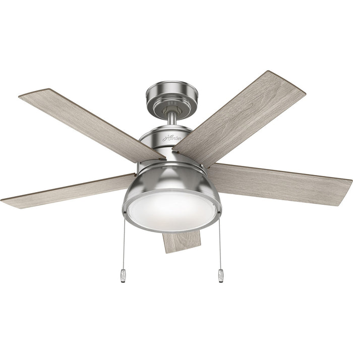 Hunter - 51137 - 44 InchesCeiling Fan - Lilliput - Brushed Nickel