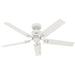 Hunter - 51460 - 52 InchesCeiling Fan - Windbound - Matte White