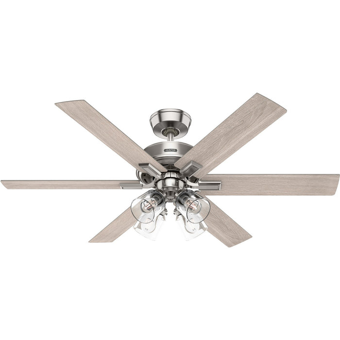 Hunter - 52901 - 52 InchesCeiling Fan - Fonthill - Brushed Nickel