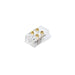 W.A.C. Lighting - T24-DU-PM-CL - Power to Tape Connector - Invisiled Duet - Clear