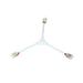 W.A.C. Lighting - T24-DU-Y-WT - Y Connector - Invisiled Duet - WHITE