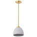 Nuvo Lighting - 60-8002 - Mini Pendant - Collins - Brushed Brass