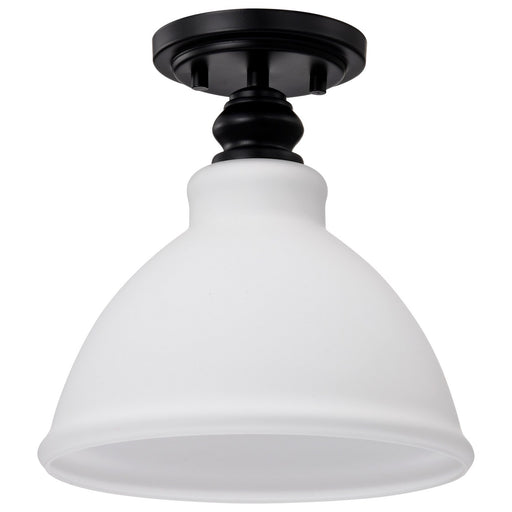 Russel Semi Flush Mount Matte Black