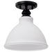 Nuvo Lighting - 60-8025 - Semi Flush Mount - Russel - Matte Black