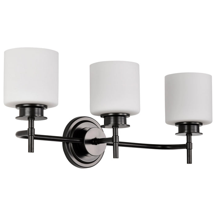 Nuvo Lighting - 60-8033 - Three Light Vanity - Warren - Gun Metal