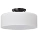 Nuvo Lighting - 60-8035 - Semi Flush Mount - Warren - Gun Metal