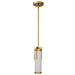 Nuvo Lighting - 60-8043 - Mini Pendant - Roselle - Natural Brass