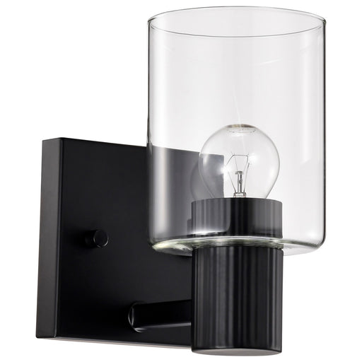 Clarksville One Light Vanity Matte Black