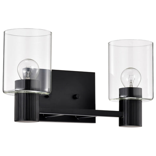 Clarksville Two Light Vanity Matte Black