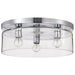 Nuvo Lighting - 60-8074 - Flush Mount - Marlowe - Polished Nickel