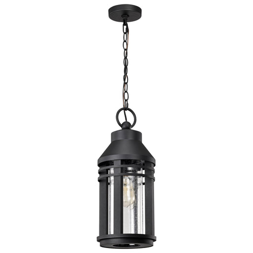 Wilton One Light Hanging Lantern Matte Black