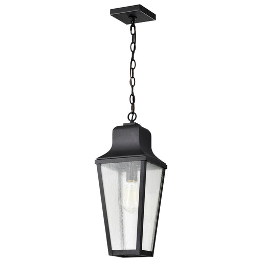 Lawrence One Light Hanging Lantern Matte Black