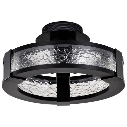 Darrow LED Semi Flush Mount Matte Black