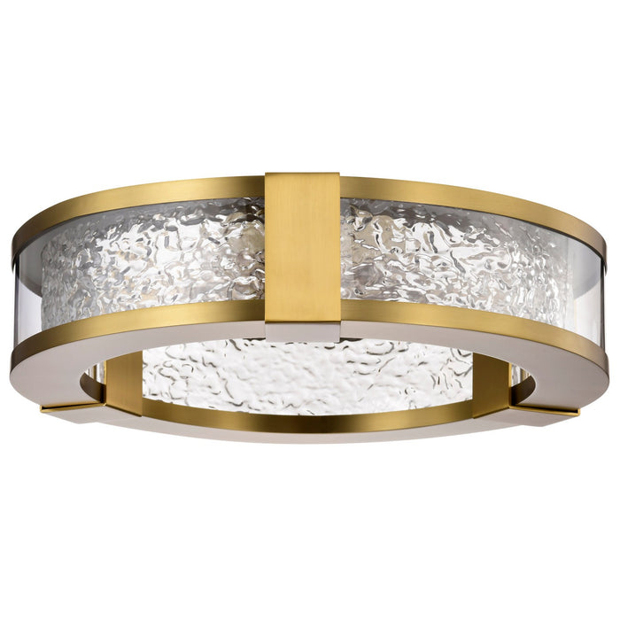 Nuvo Lighting - 62-2012 - LED Flush Mount - Darrow - Vintage Brass